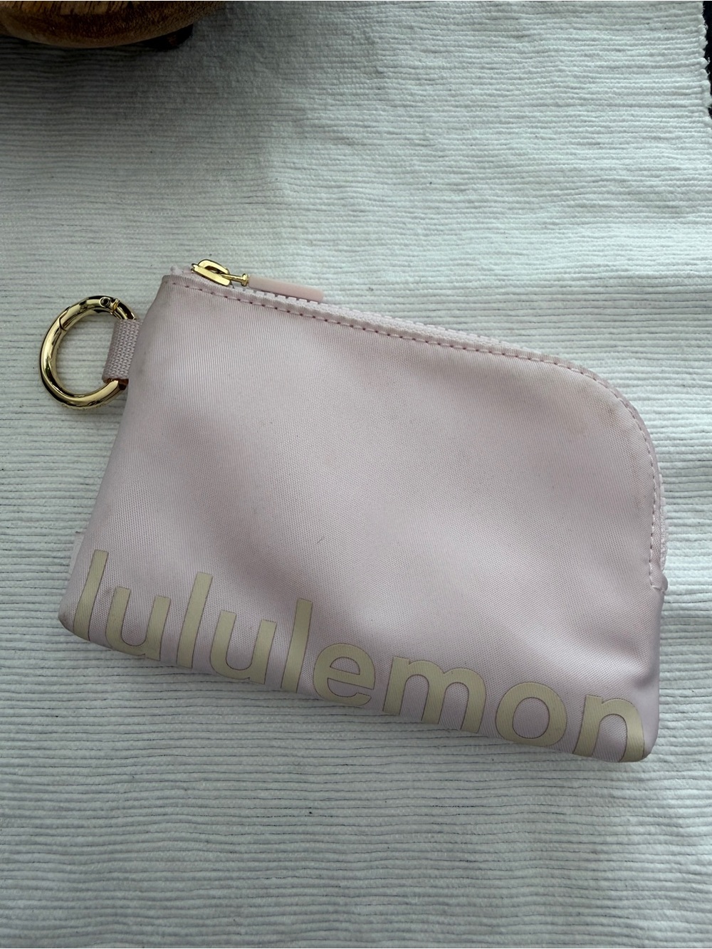 lululemon athletica Light Pink Zip Cosmetic Pouch - Picture 2 of 4